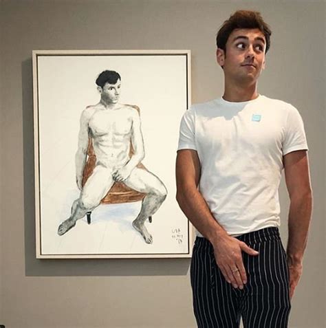 tom daley nude|Tom Daley has been drawn nude by legendary gay artist David